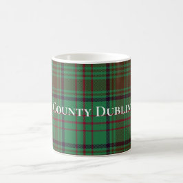 Irish Landkreis Dublin Tartan Kaffeetasse
