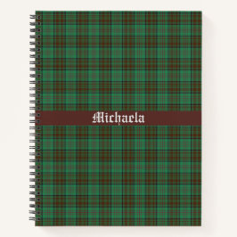 Irish Landkreis Dublin Tartan Notizbuch
