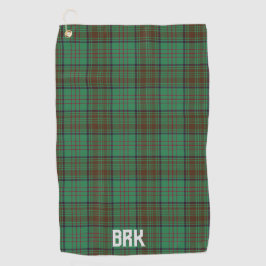 Irish Landkreis Dublin Tartan Personalisiert Golfhandtuch