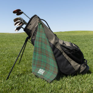 Irish Landkreis Dublin Tartan Personalisiert Golfhandtuch
