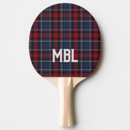 Irish Landkreis Louth Tartan Kariert Personalisier Tischtennis Schläger