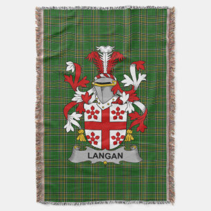 Irish Langan oder O_Longan Coat of Arms Family Cre Decke