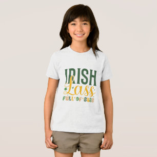 Irish Lass Full of Sass - Niedlich & Fun St Patric Tri-Blend Shirt