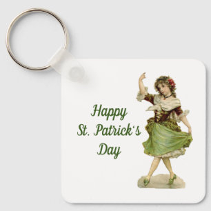 Irish Lass Schlüsselanhänger tanzen