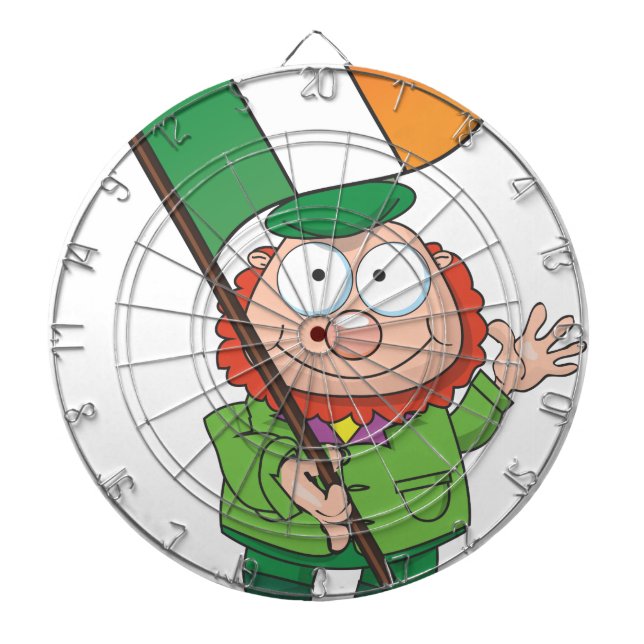 Irish Leprechaun Dartscheibe (vorne)