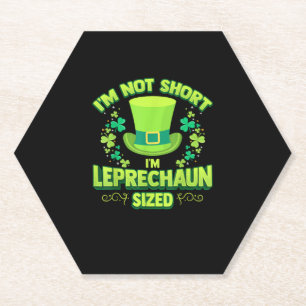 Irish Leprechaun Gag Gift Kurz Women Kleeblatt T-S Untersetzer