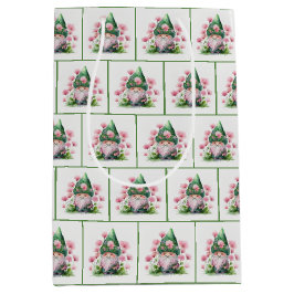 Irish Leprechaun in Garden Mittlere Geschenktüte