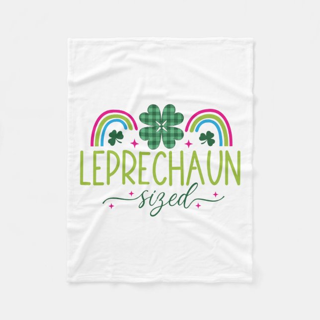 Irish Leprechaun Sized Fleecedecke (Vorderseite)