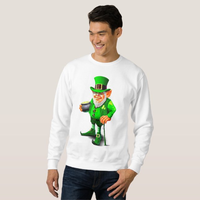 IRISH LEPRECHAUN sweatshirt (Devant entier)