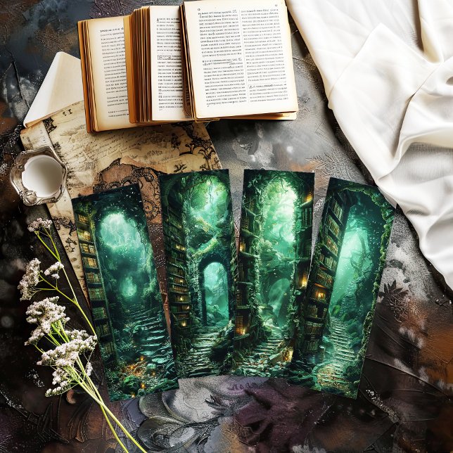 Irish Lesezeichen, Fantasy Library Lesezeichen15 (collection of unique fantasy library bookmarks)