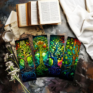 Irish Lesezeichens, Celtic Tree of Life Lesezeiche
