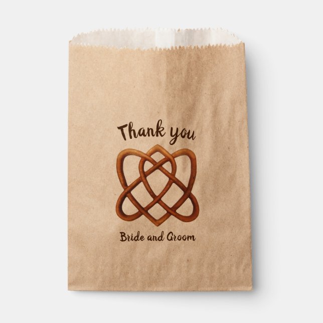 Irish Liebe Knot Geschenktütchen (Vorderseite)