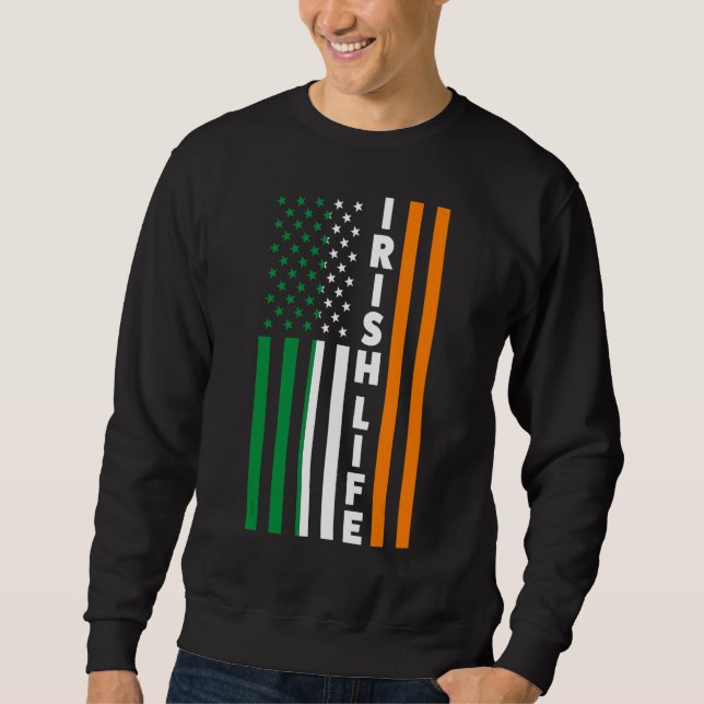 Irish Life Irland Flag Sweatshirt (Vorderseite)