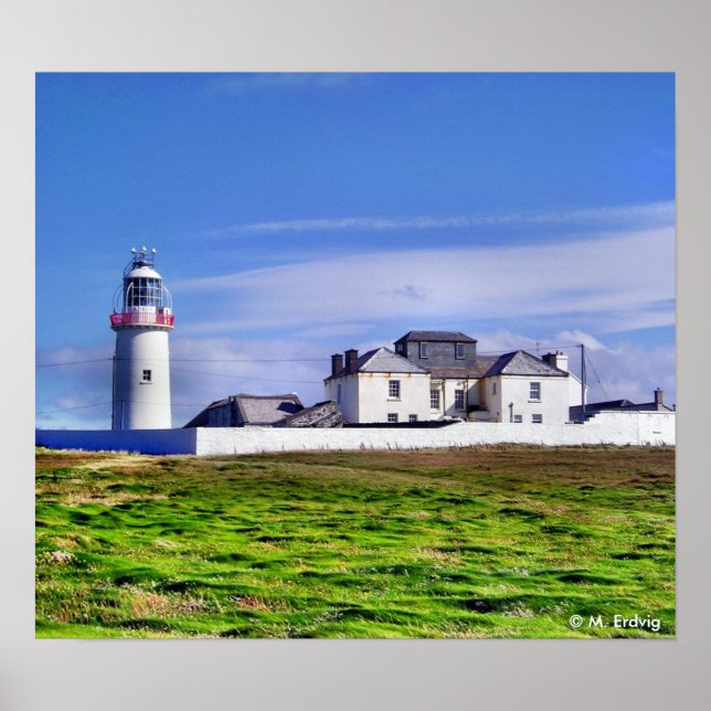 Irish Lighthouse Print oder Poster (Vorne)