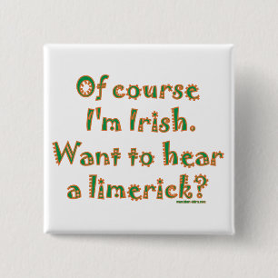 Irish Limerick Button