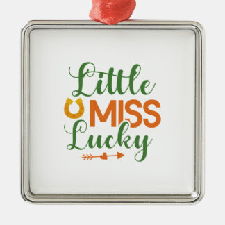 Irish Little Miss Lucky Ornament Aus Metall