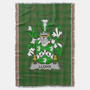 Irish Lloyd Coat of Arms Familienwappen Irland Decke