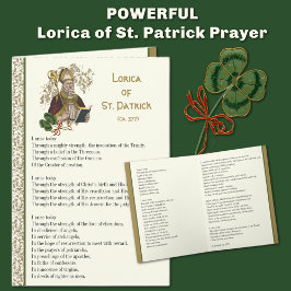 Irish Lorica of St. Patrick Prayer Karte