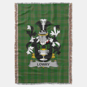 Irish Lowry or Lavery Coat of Arms Familienwappen Decke