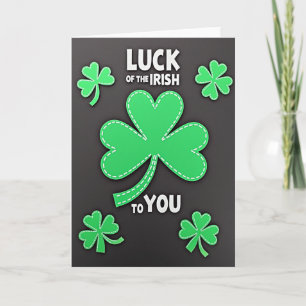 Irish-Luck-Karte für dich Karte