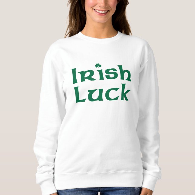 Irish Luck Sweatshirt (Vorderseite)