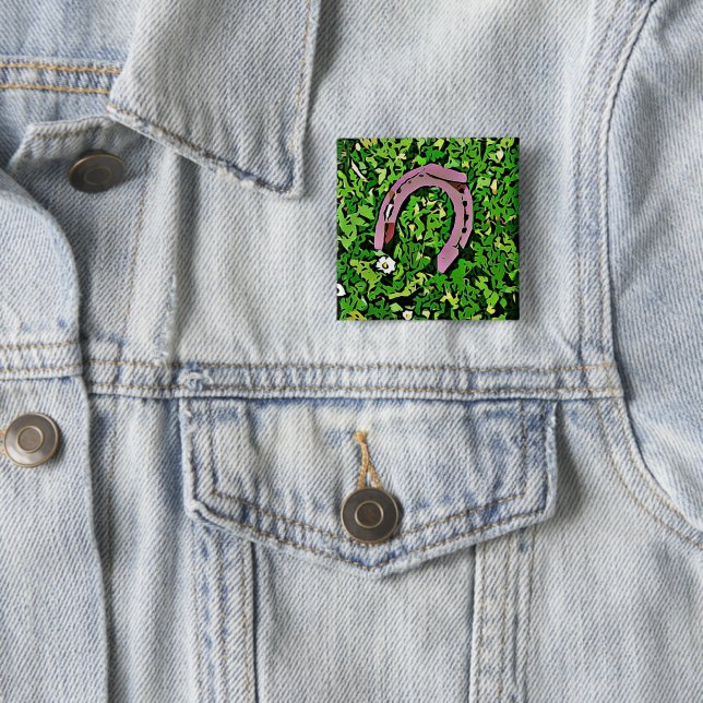 Irish Lucky Horseshoe Button (Beispiel)