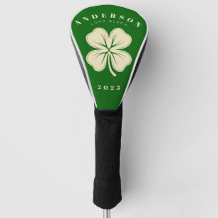 Irish Lucky Vierblättriges Kleeblatt mit dem Namen Golf Headcover