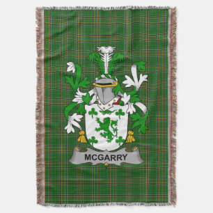 Irish McGarry oder Garry Coat of Arms Familienwapp Decke
