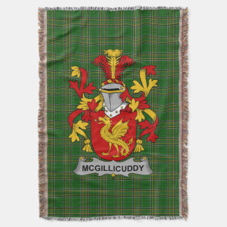 Irish McGillicuddy Coat of Arms Familienwappen Ire Decke