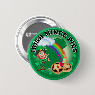Irish Mince Pies am Ende eines Regenbogens Button