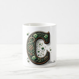 Irish Monogram Coffee Mug Kaffeetasse