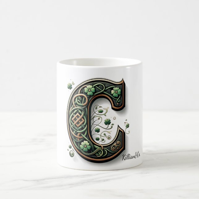 Irish Monogram Coffee Mug Kaffeetasse (Mittel)