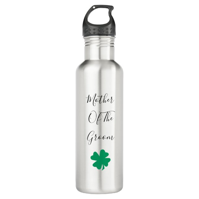 Irish Mother the Groom Weddings St Patricks Day Edelstahlflasche (Vorderseite)