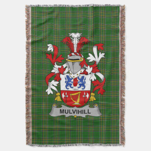 Irish Mulvihill oder O_Mulvihill Coat of Arms Fami Decke