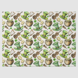 Irish Music For St. Patrick's Day Seidenpapier