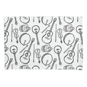 Irish Music Instruments Single Pillowcase Standard Kissenbezug