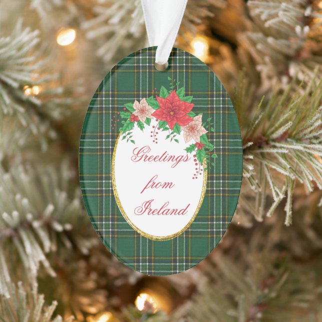 Irish National Original Tartan Ornament (Baum)
