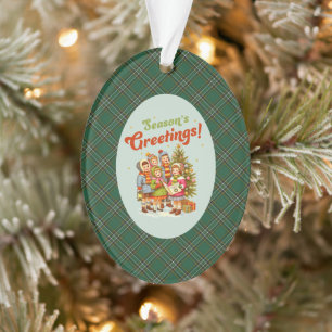 Irish National Original Tartan Weihnachten Ornament