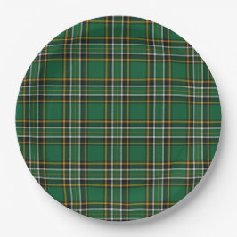 Irish National Tartan Pappteller