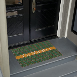Irish National Tartan Personalisiert Front Door Fußmatte