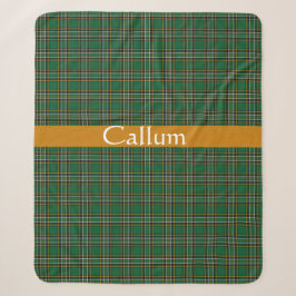 Irish National Tartan Personalisiert Sherpadecke