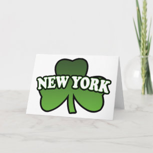 Irish New York Grußkarte Karte