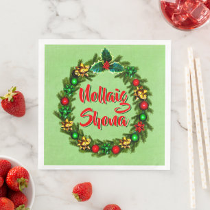 Irish Nollaig Shona Frohe Weihnachten Serviette
