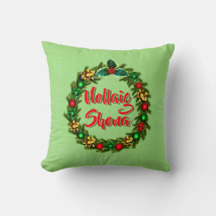 Irish Nollaig Shona Frory Christmas Kissen