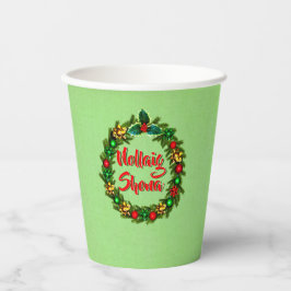 Irish Nollaig Shona Frory Christmas Pappbecher