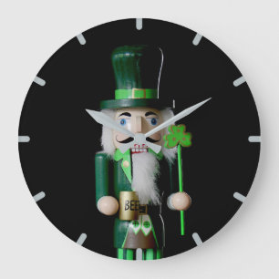 Irish Nutcracker Große Wanduhr