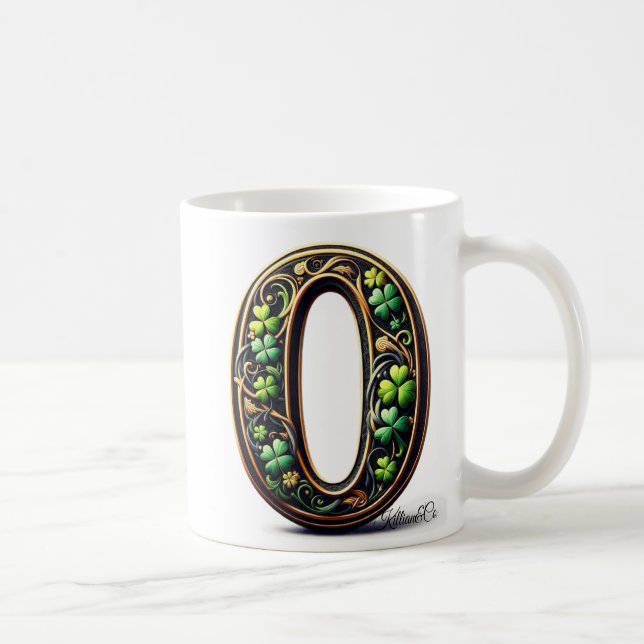 irish O Monogram Coffee Mug Kaffeetasse (Rechts)
