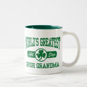 Irish Oma Zweifarbige Tasse