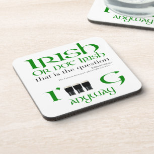 Irish Original St Patrick's Day SqC Getränkeuntersetzer