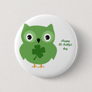 Irish Owl Button